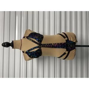 Y2K Multi-Color Strappy One-Piece Swimsuit